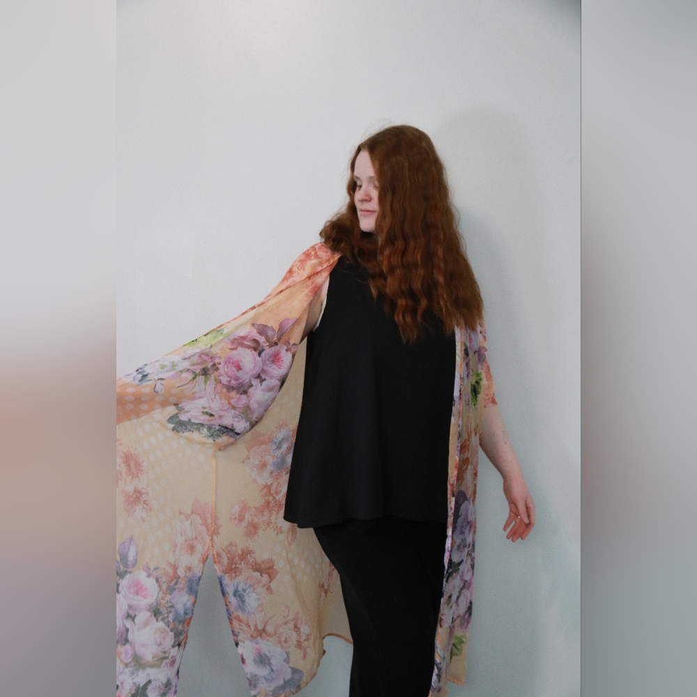 Floral Sheer Kimono